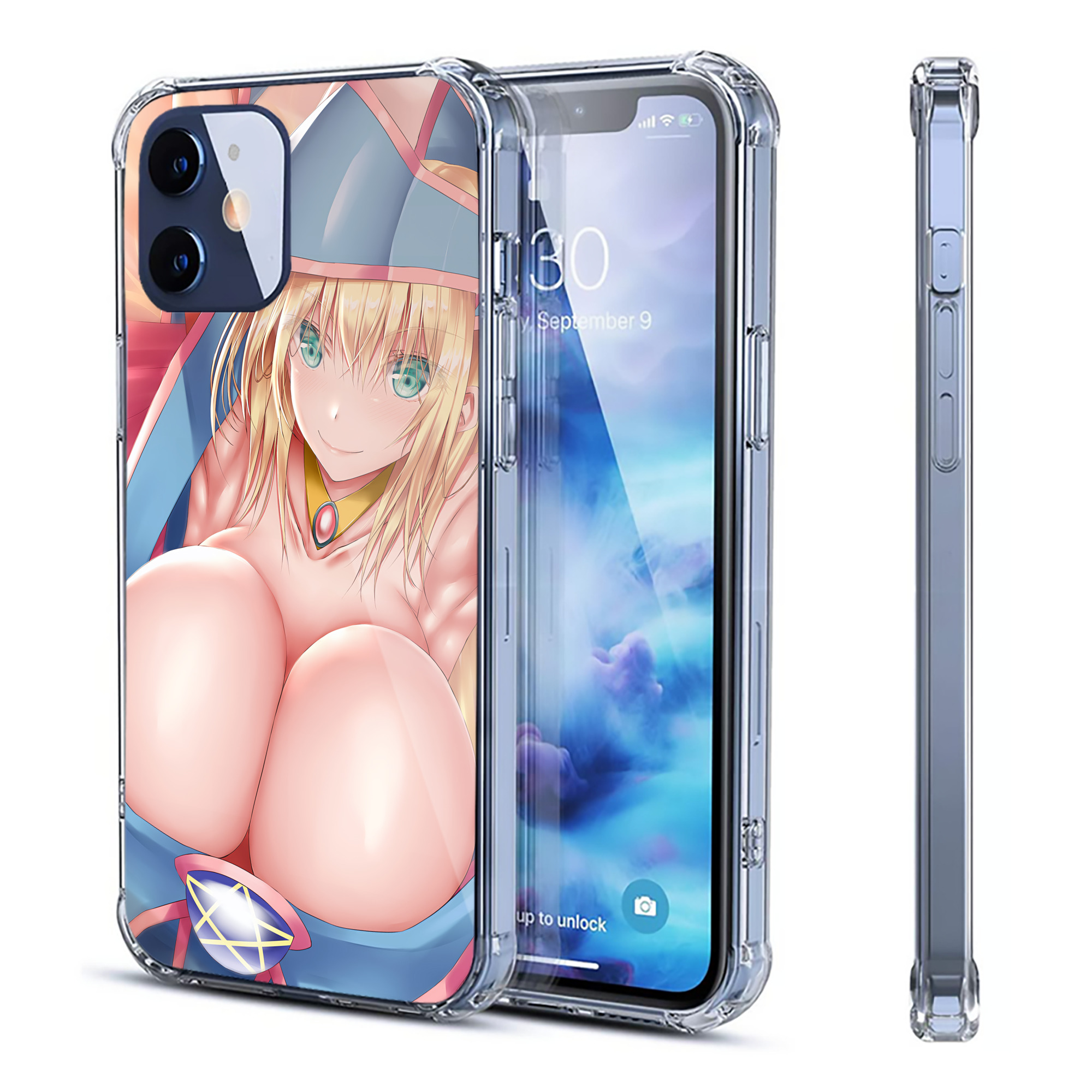 （画像用） 遊☆戯☆王 Yu-Gi-Oh! 【iPhone 12シリーズ対応】透明スマホケース（クリアソフトケース）